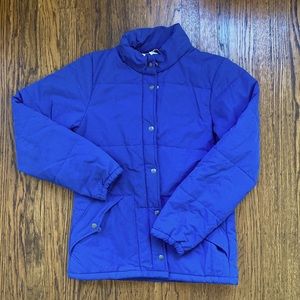 REI co-op Alpine Vintage Style Insulated Parka Jacket Small Blue